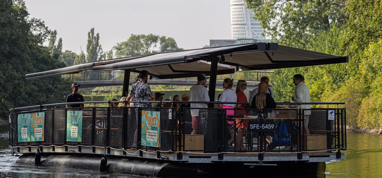 Maritim Charter Boat in Lomma Canal